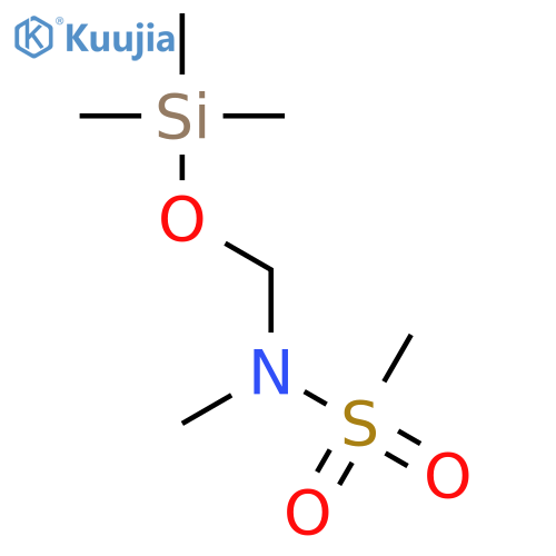 Methanesulfonamide, N-methyl-N-[[(trimethylsilyl)oxy]methyl]- structure
