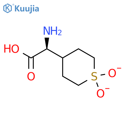 (2S)-2-amino-2-(1,1-dioxothian-4-yl)acetic acid structure