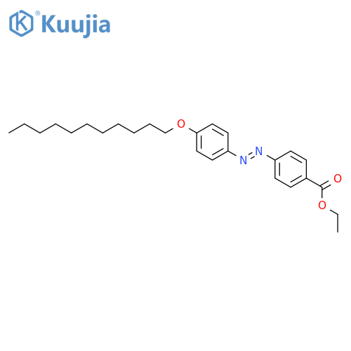 Benzoic acid, 4-[2-[4-(undecyloxy)phenyl]diazenyl]-, ethyl ester structure