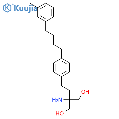 1,3-Propanediol, 2-amino-2-[2-[4-[4-(3-methylphenyl)butyl]phenyl]ethyl]- structure