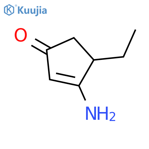 3-amino-4-ethylcyclopent-2-enone structure