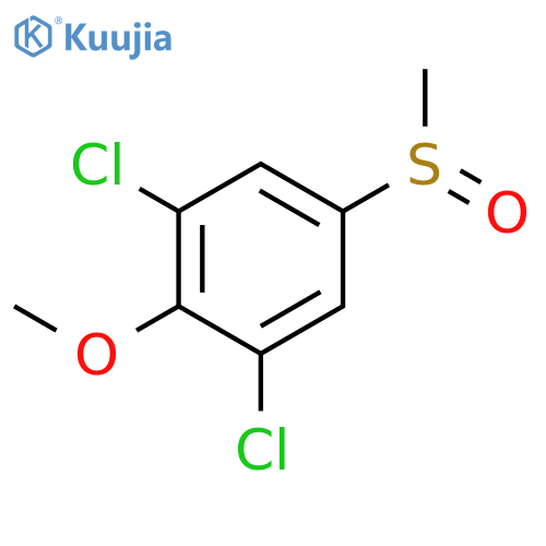 BENZENE, 1,3-DICHLORO-2-METHOXY-5-(METHYLSULFINYL)- structure