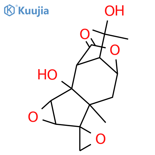 Spiro[2,5-methano-7H-oxireno[3,4]cyclopent[1,- 2-d]oxepin-7,2'-oxiran]-3(2H)-one,hexahydro-1b-hydroxy-8-(1-hydroxy-1- methylethyl)-6a-methyl-,(1aS,1bR,2R,2'R,5R,- 6aR,7aR,8S)- structure