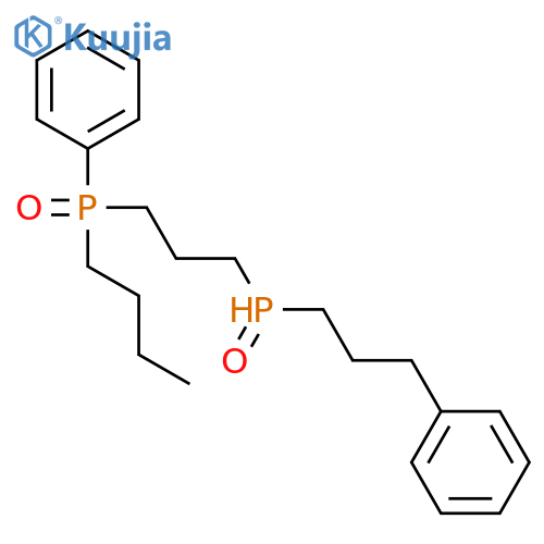 Phosphine oxide, butylphenyl[3-(phenylpropylphosphinyl)propyl]- structure