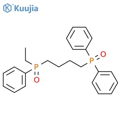 PHOSPHINE OXIDE, [4-(DIPHENYLPHOSPHINYL)BUTYL]ETHYLPHENYL- structure