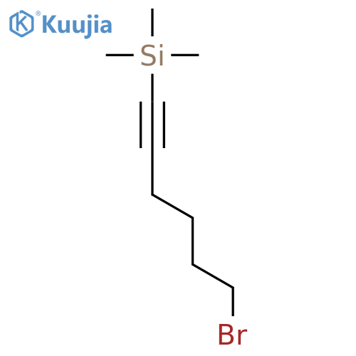 (5-bromopent-1-yn-1-yl)trimethylsilane structure
