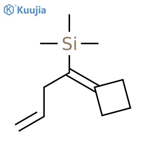 SILANE, (1-CYCLOBUTYLIDENE-3-BUTENYL)TRIMETHYL- structure