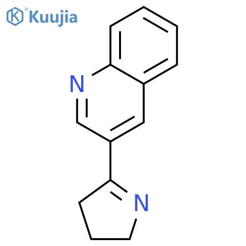 3-(4,5-DIHYDRO-3H-PYRROL-2-YL)-QUINOLINE structure