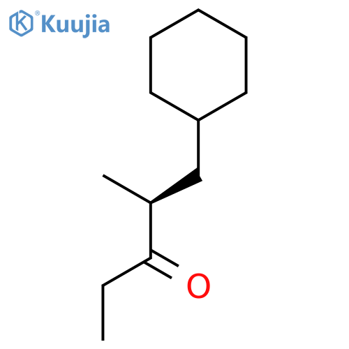 3-Pentanone, 1-cyclohexyl-2-methyl-, (S)- structure