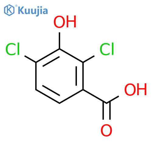 BENZOIC ACID, 2,4-DICHLORO-3-HYDROXY- structure