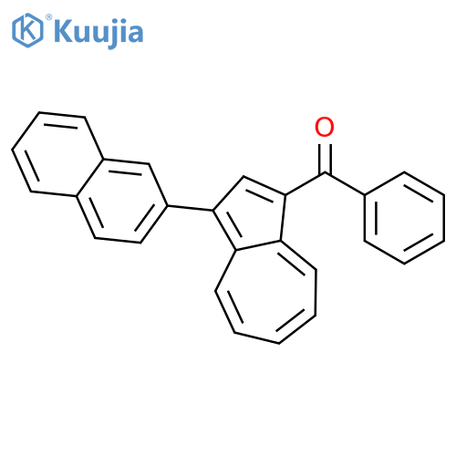 Methanone, [3-(2-naphthalenyl)-1-azulenyl]phenyl- structure