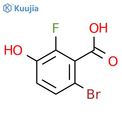 6-bromo-2-fluoro-3-hydroxybenzoic acid structure