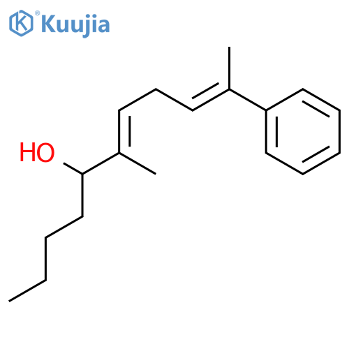 6,9-UNDECADIEN-5-OL, 6-METHYL-10-PHENYL-, (6E,9E)- structure