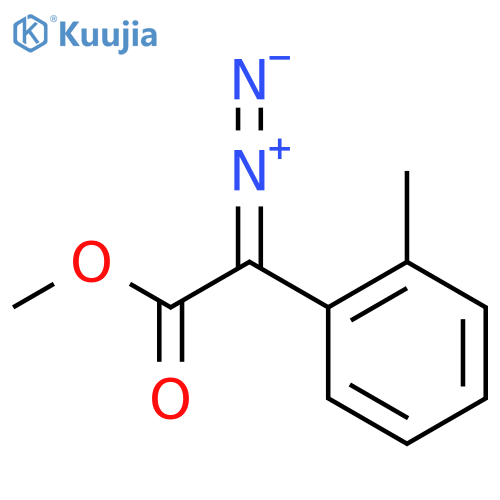 Benzeneacetic acid, α-diazo-2-methyl-, methyl ester structure