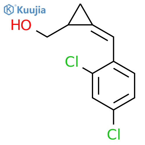 CYCLOPROPANEMETHANOL, 2-[(2,4-DICHLOROPHENYL)METHYLENE]-, (2E)- structure