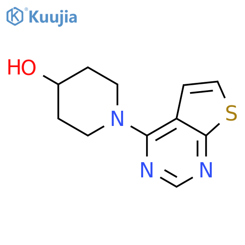 4-PIPERIDINOL, 1-THIENO[2,3-D]PYRIMIDIN-4-YL- structure