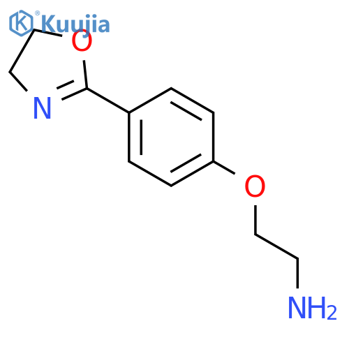 Ethanamine, 2-[4-(4,5-dihydro-2-oxazolyl)phenoxy]- structure