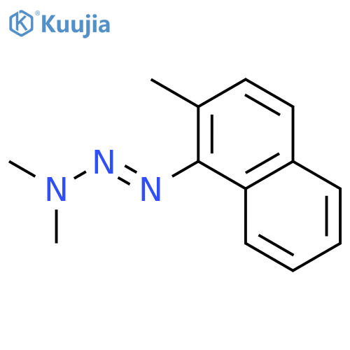 1-Triazene, 3,3-dimethyl-1-(2-methyl-1-naphthalenyl)- structure