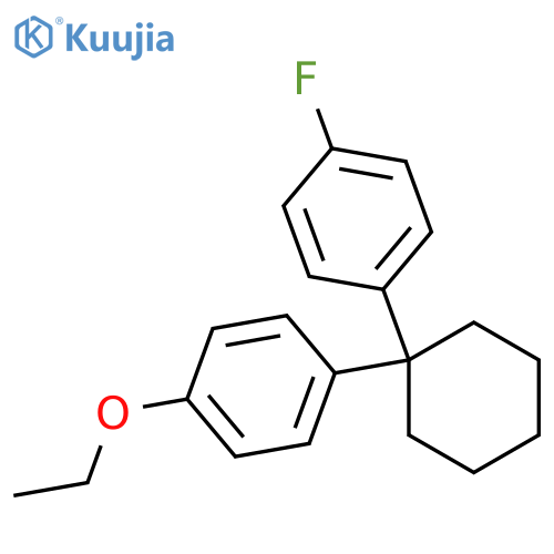 Benzene, 1-ethoxy-4-[1-(4-fluorophenyl)cyclohexyl]- structure