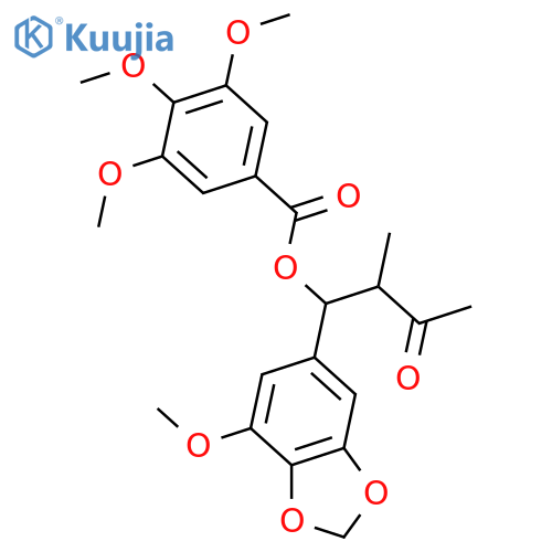 7,7'-Epoxy-3,3',4,4',5,5'-hexahydroxy-7,8-seco-8,8'-lignan-7,8-dione; (7'R,8'R)-form, 3',4'-Methylene, tetra-Me ether structure