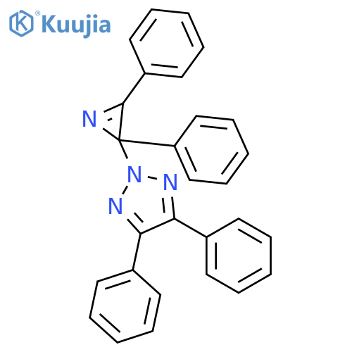 2H-1,2,3-Triazole, 2-(2,3-diphenyl-2H-azirin-2-yl)-4,5-diphenyl- structure