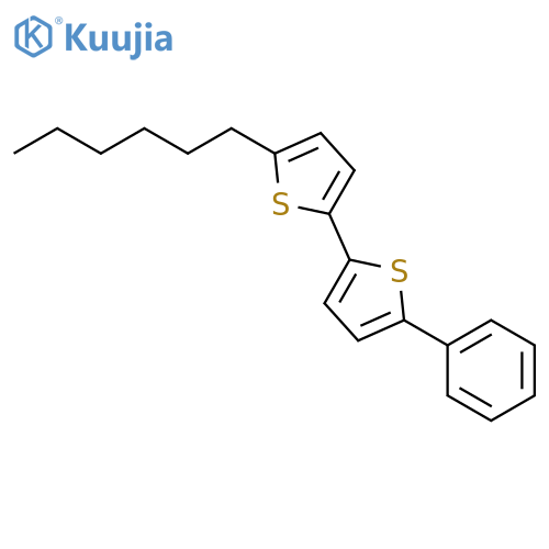 2,2'-Bithiophene, 5-hexyl-5'-phenyl- structure