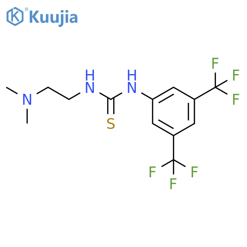 THIOUREA, N-[3,5-BIS(TRIFLUOROMETHYL)PHENYL]-N'-[2-(DIMETHYLAMINO)ETHYL]- structure