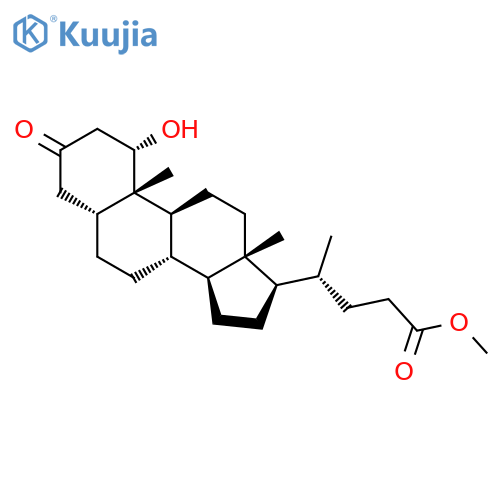 Cholan-24-oic acid, 1-hydroxy-3-oxo-, methyl ester, (1a,5b)- structure
