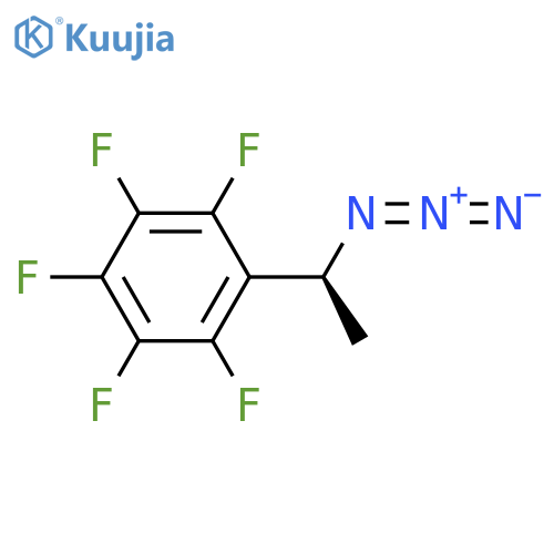 BENZENE, 1-[(1S)-1-AZIDOETHYL]-2,3,4,5,6-PENTAFLUORO- structure