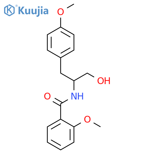 BENZAMIDE, N-[2-HYDROXY-1-[(4-METHOXYPHENYL)METHYL]ETHYL]-2-METHOXY- structure