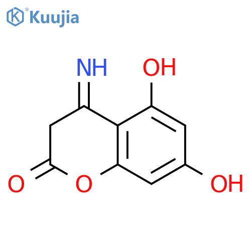 2H-1-Benzopyran-2-one,3,4-dihydro-5,7-dihydroxy-4-imino- structure