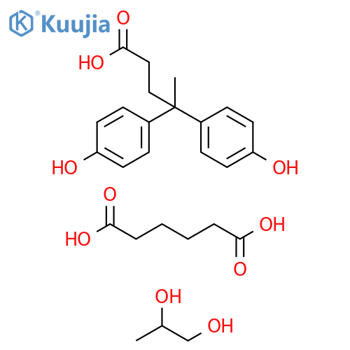 hexanedioic acid, mixed esters with 4-hydroxy-gamma-(4-hydroxyphenyl)-gamma-methylbenzenebutanoic acid and propylene glycol structure