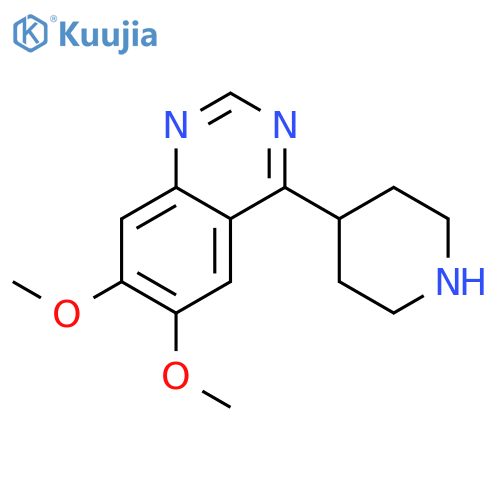 6,7-Dimethoxy-4-(piperidin-4-yl)quinazoline structure
