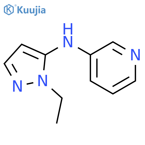 3-PYRIDINAMINE, N-(1-ETHYL-1H-PYRAZOL-5-YL)- structure