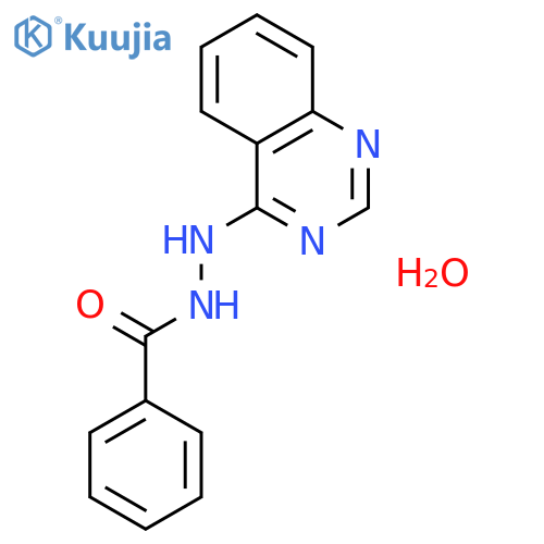 BENZOIC ACID, 2-(4-QUINAZOLINYL)HYDRAZIDE, HYDRATE (1:1) structure