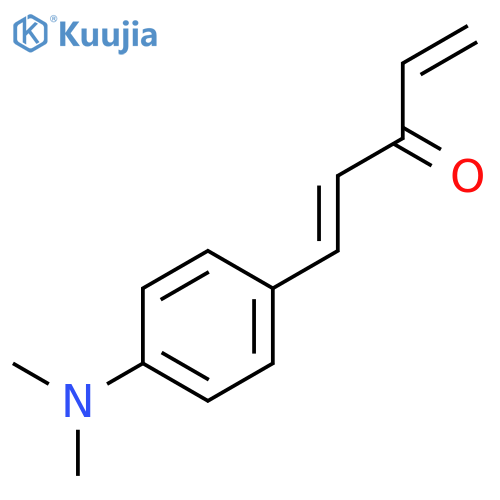 1-4-(dimethylamino)phenylpenta-1,4-dien-3-one structure