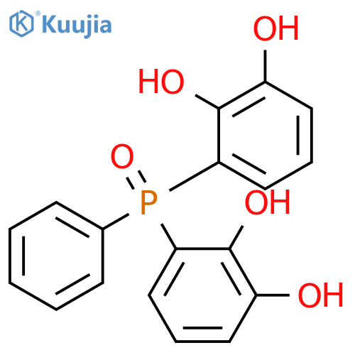 1,2-BENZENEDIOL, 3,3'-(PHENYLPHOSPHINYLIDENE)BIS- structure