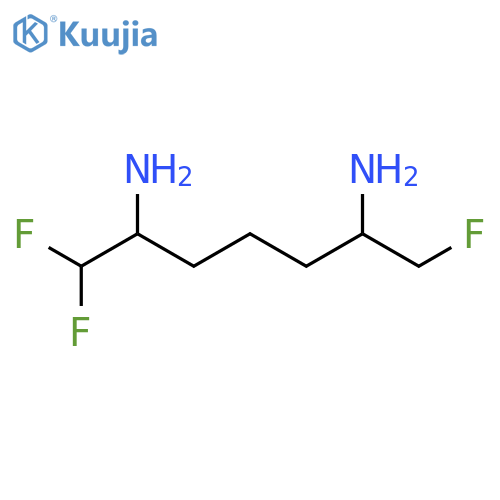 2,6-HEPTANEDIAMINE, 1,1,7-TRIFLUORO- structure