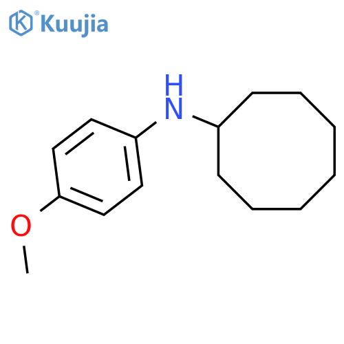 Cyclooctanamine, N-(4-methoxyphenyl)- structure