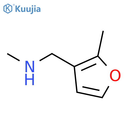 2-Methyl-3-(methylamino)methylfuran structure