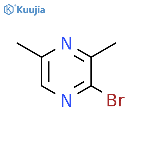 Pyrazine, 2-bromo-3,5-dimethyl- structure