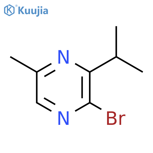 PYRAZINE, 2-BROMO-5-METHYL-3-(1-METHYLETHYL)- structure