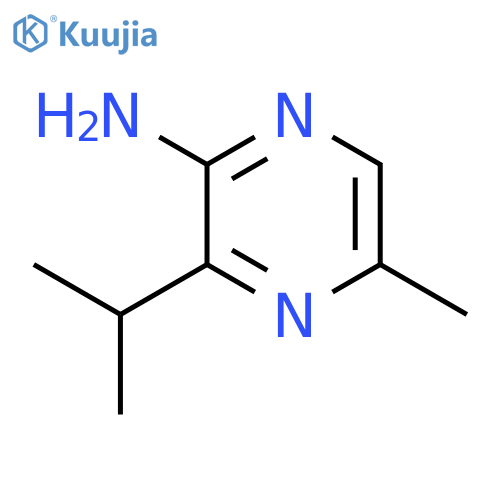 2-Pyrazinamine,5-methyl-3-(1-methylethyl)- structure