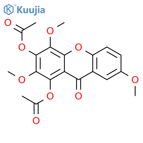 9H-XANTHEN-9-ONE, 1,3-BIS(ACETYLOXY)-2,4,7-TRIMETHOXY- structure