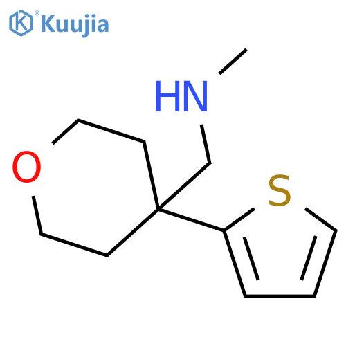 N-Methyl-(4-thien-2-yltetrahydropyran-4-yl)methylamine structure