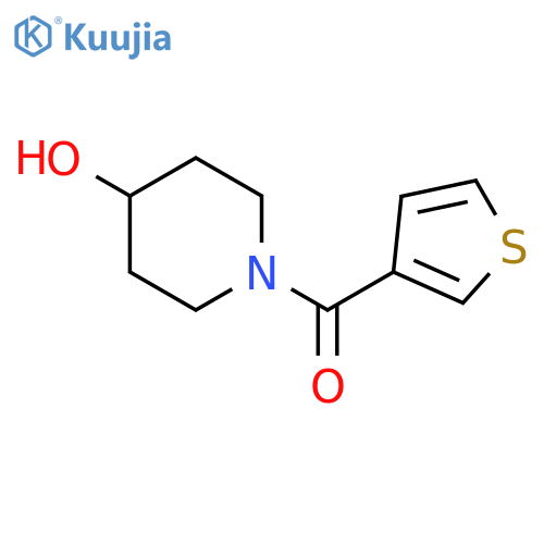 (4-Hydroxy-1-piperidinyl)-3-thienylmethanone structure