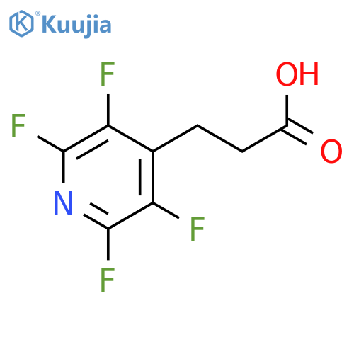 2,3,5,6-Tetrafluoropyridine-4-propionic acid structure