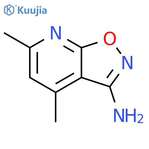 4,6-dimethyl-1,2oxazolo5,4-bpyridin-3-amine structure
