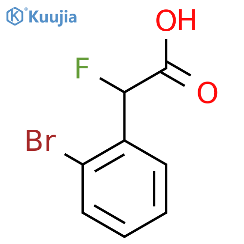 2'-FLUORO-(2-BROMOPHENYL)ACETIC ACID structure