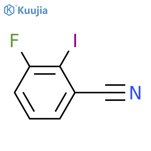 3-Fluoro-2-iodobenzonitrile structure